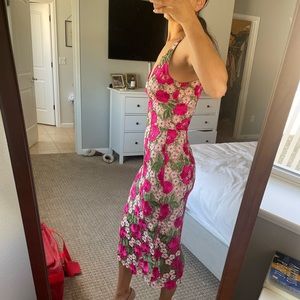 Dress the population Midi Dress size S